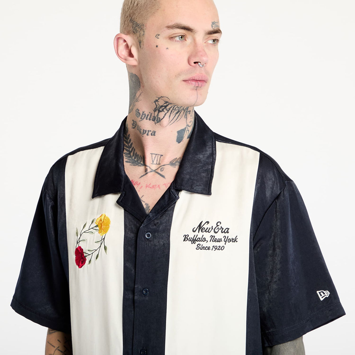 Риза New Era New Era Stripe Revere Shirt Многоцветен | 60596601, 1