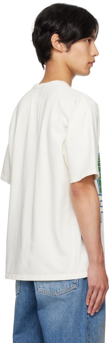 Тениска Rhude Rhude Roadway Racing T-Shirt Бяло | RHPF25TT11012, 2