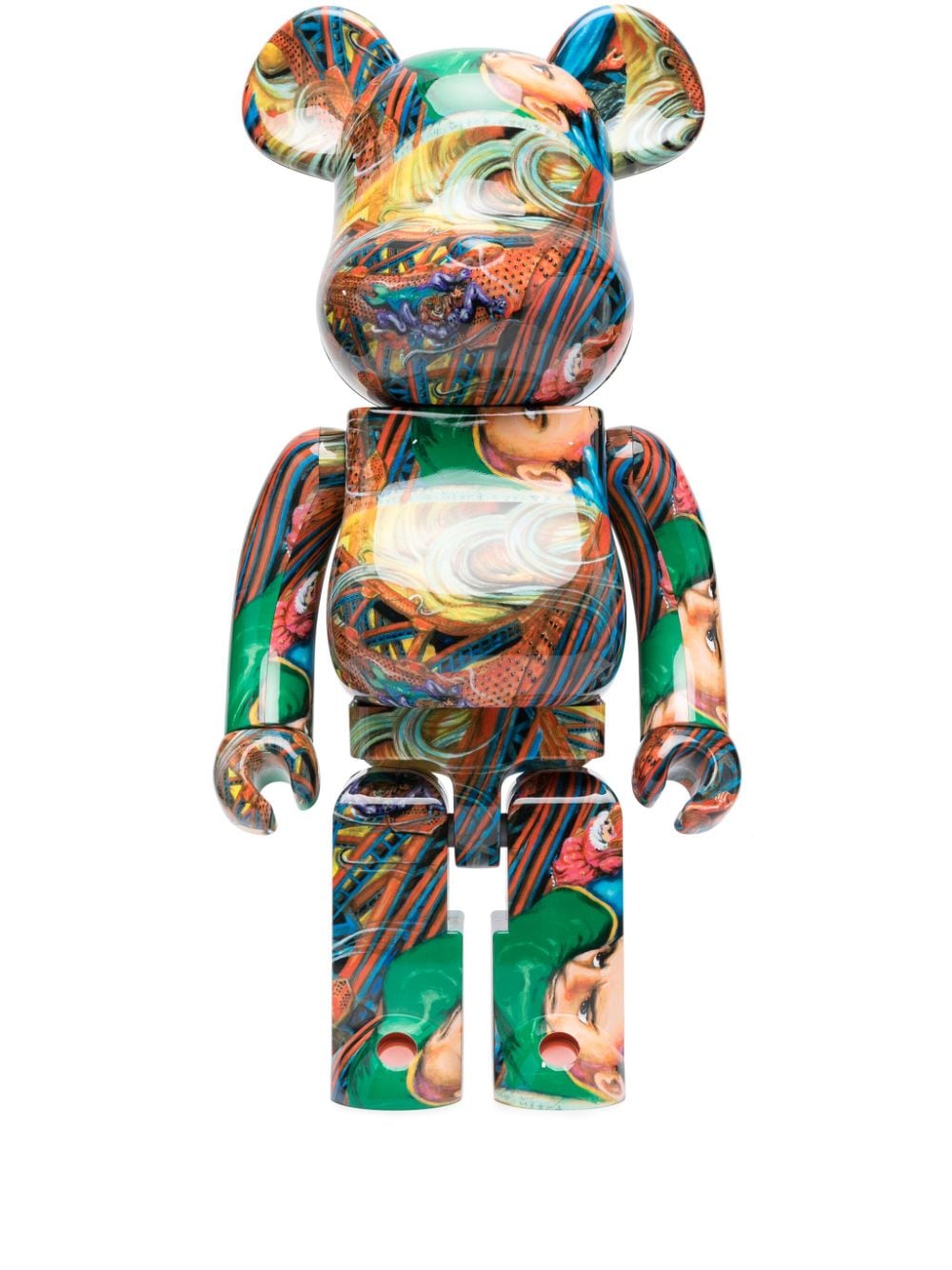 Колекционерско Medicom Toy Bearbrink abstract-print collectible - Green Многоцветен | MED117120360648, 0