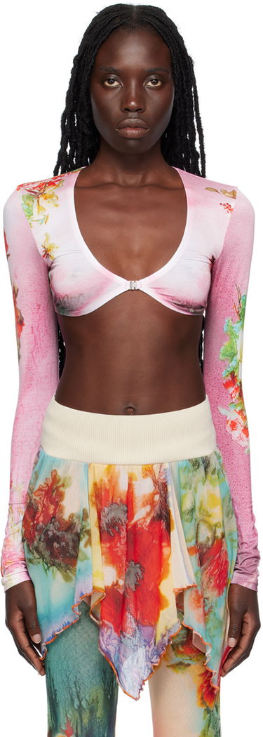 Потник Jean Paul Gaultier 'The Body Flower' Long Sleeve Top Многоцветен | 23/12-F-TO077-J517-2110, 0