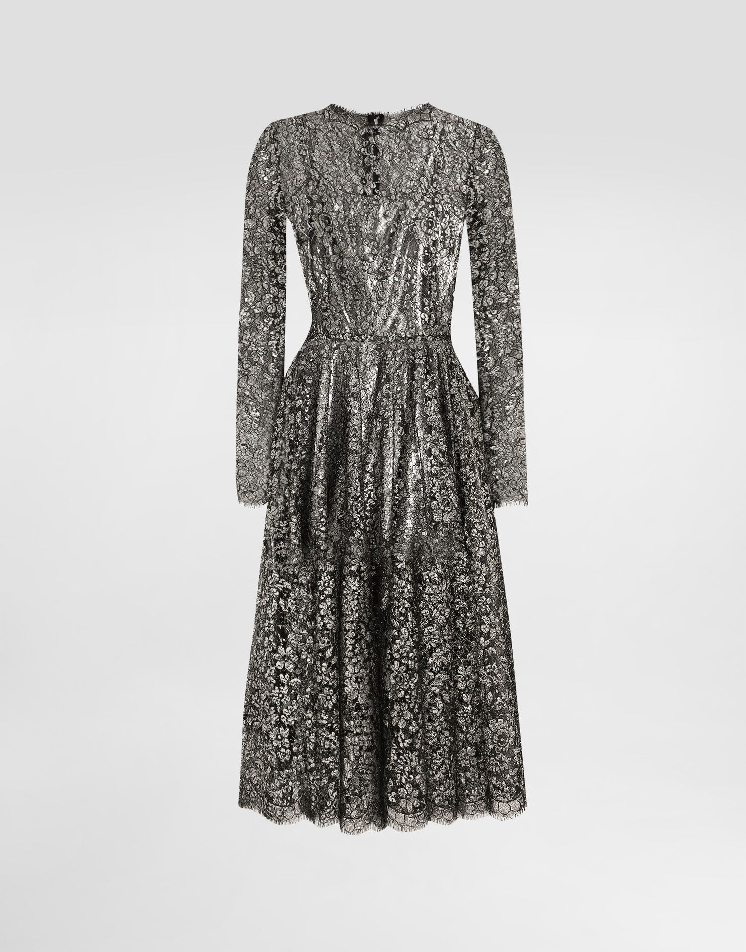 Pокля Dolce & Gabbana Lamé Lace Dress Collection Металик | F6TJOTILMCFS0998, 0