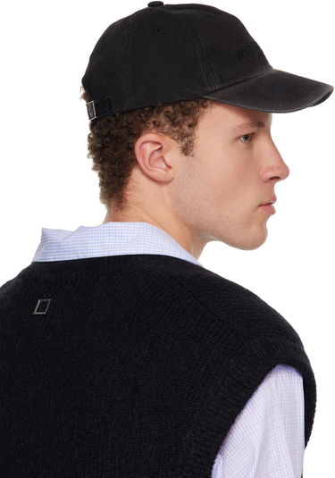 Шапка с козирка WOOYOUNGMI WOOYOUNGMI Dyed Denim Ball Cap Черно | W253AC53, 2