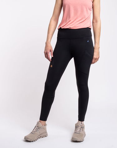 Клинове FJÄLLRÄVEN Abisko Tights Черно | 84773-550, 0