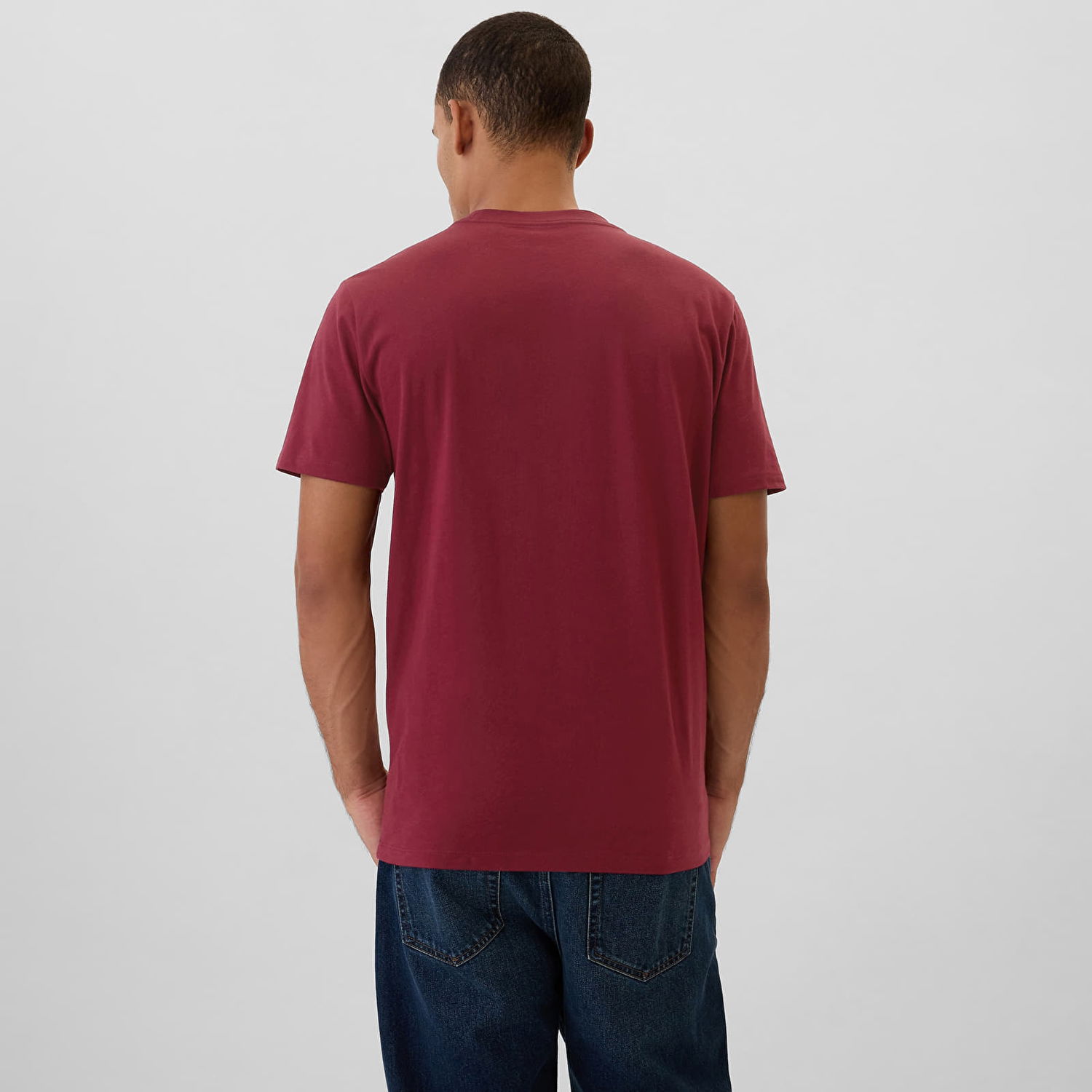 Тениска GAP T-shirt Logo New Arch Tee Red Delicious XS Червено | 570044-28, 1