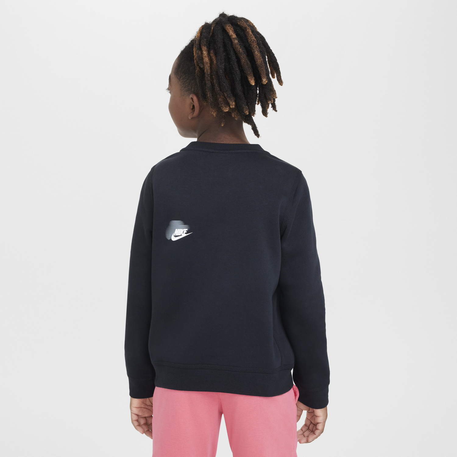 Суитчър Nike Sportswear Standard Issue Fleece Crew Sweatshirt Черно | HM4336-011, 1