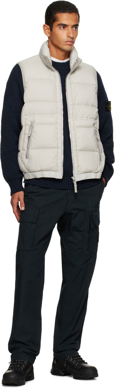 Жилетка Stone Island Loom Woven Chambers Down Vest Бежово | K2S15 G100007 S0028, 4