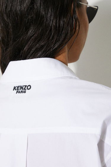 Риза KENZO Kenzo Boke Flower Oversized Relaxed Fit Shirt Бяло | FE62CH2569LS.01, 5