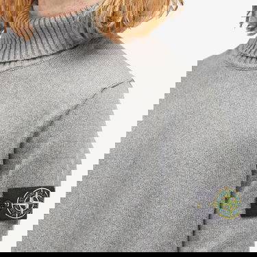 Пуловер Stone Island Turtleneck Knit Sweater Сиво | 8115505A2-V0M64, 5