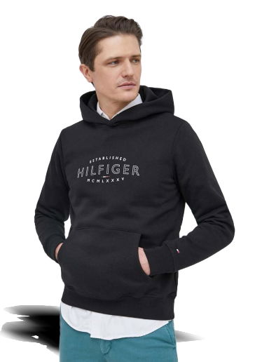 Суитчър Tommy Hilfiger Flex Fleece Logo Hoodie Черно | MW0MW30013.PPYX