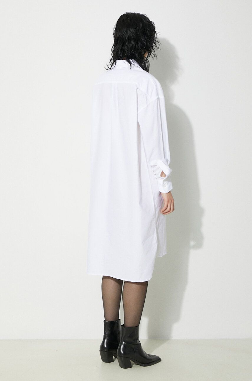 Pокля Fiorucci Fiorucci Oversize Midi Shirt Dress Бяло | W01FPDSH063CO01WH01, 1