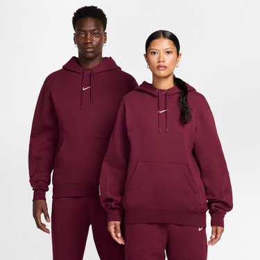 Суитчър Nike NOCTA Fleece Hoodie Бургунди | FN7659-638, 0