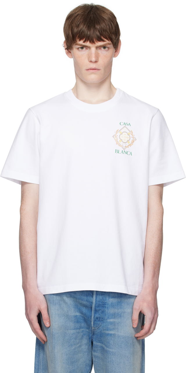 Casablanca Championship Diamond Print T-Shirt