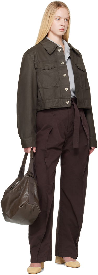 Яке LEMAIRE Lemaire Two Pocket Cropped Jacket Зелено | OW1139 LD1030, 3