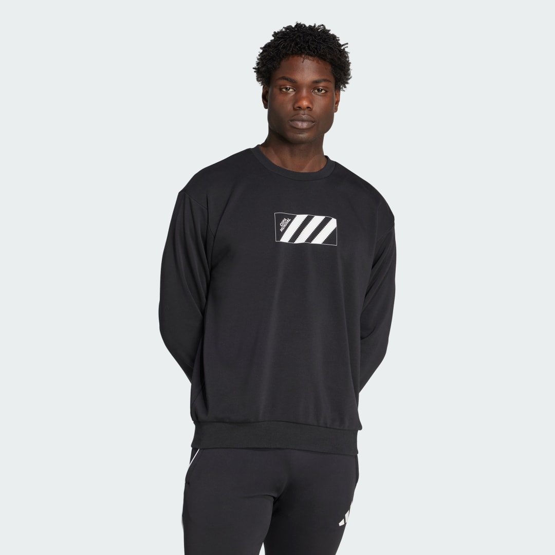 Суитчър adidas Performance Copa Graphic Sweatshirt Черно | JM8935, 0