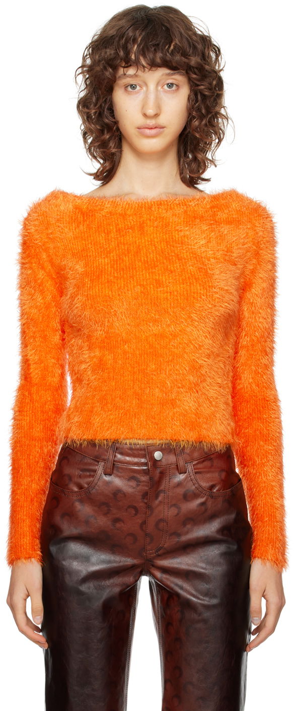 Пуловер Marine Serre Puffy Sweater Оранжево
 | WST010, 0