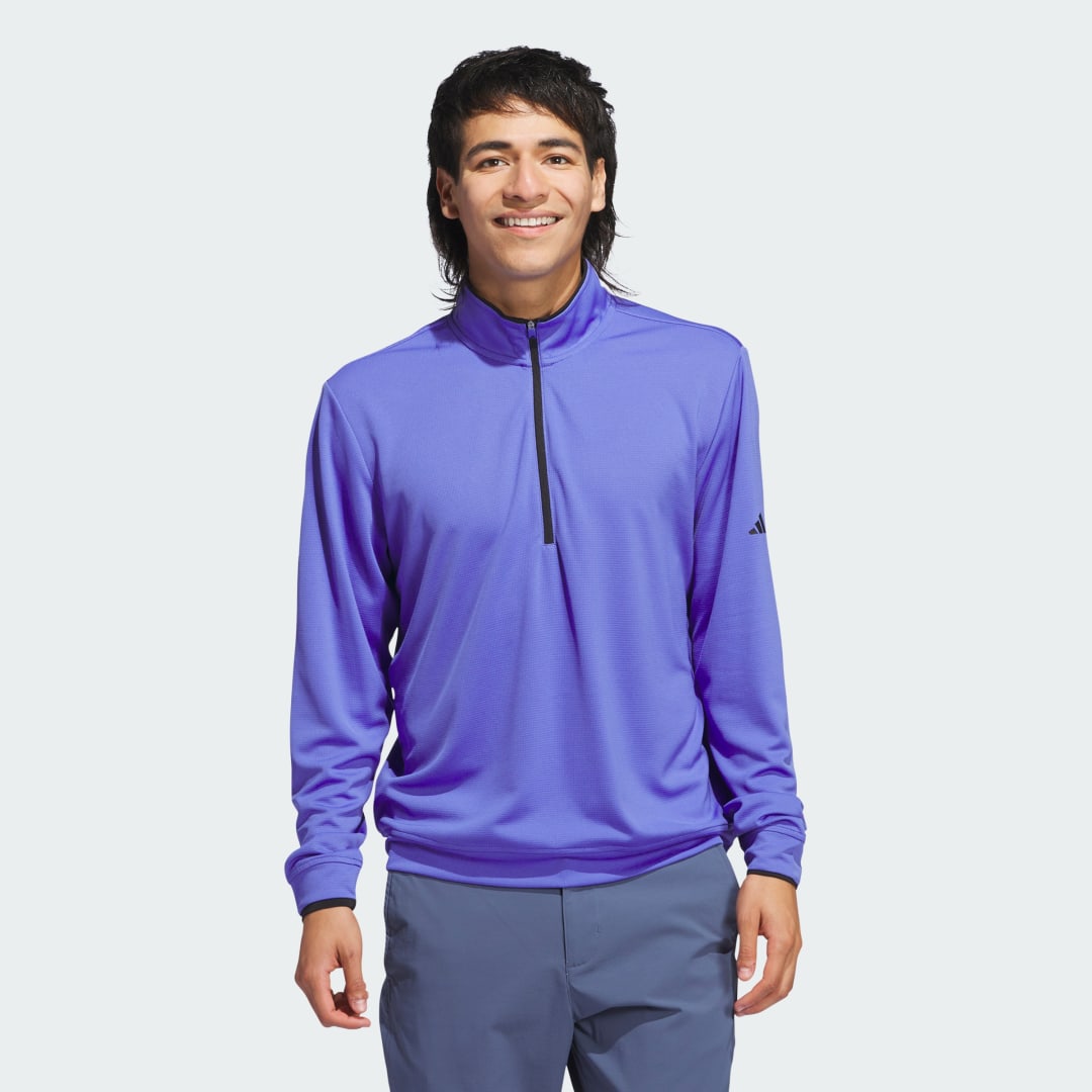 Пуловер adidas Performance Men's Golf Lightweight Half-Zip Pullover Лилаво | IW2394, 0