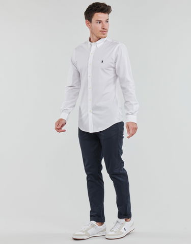 Риза Polo by Ralph Lauren Long sleeved Shirt Бяло | 710928254002=710832480002-NOS, 3