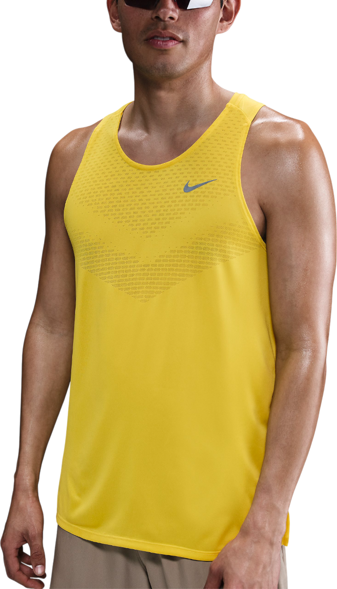Потник Nike Nike Stride Men's Running Tank Жълто | hv5210-718, 0