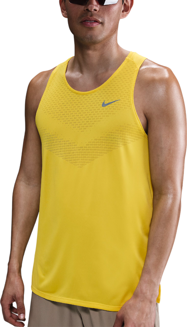 Потник Nike Nike Stride Men's Running Tank Жълто | hv5210-718, 0