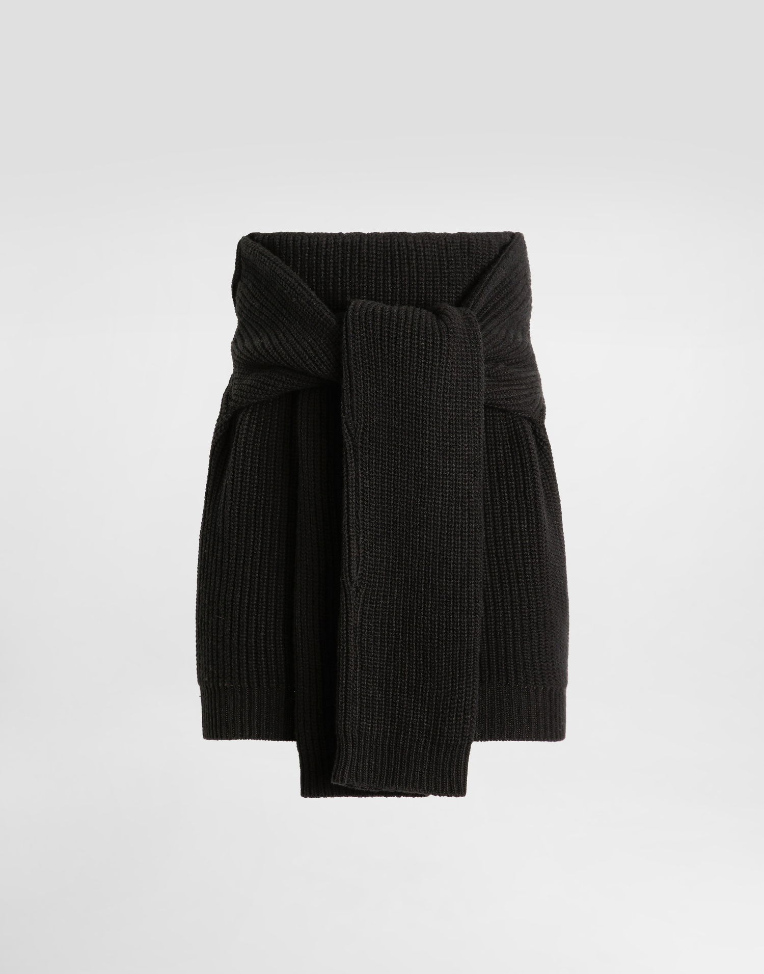 Пола Dolce & Gabbana Dolce & Gabbana Knit Skirt with Tie Detail Черно | FXO35TJDVDUN0000, 0