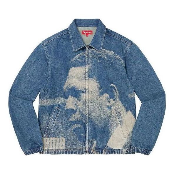Яке бомбър Supreme John Coltrane Denim Harrington Jacket Синьо | SUP-FW21-217, 0
