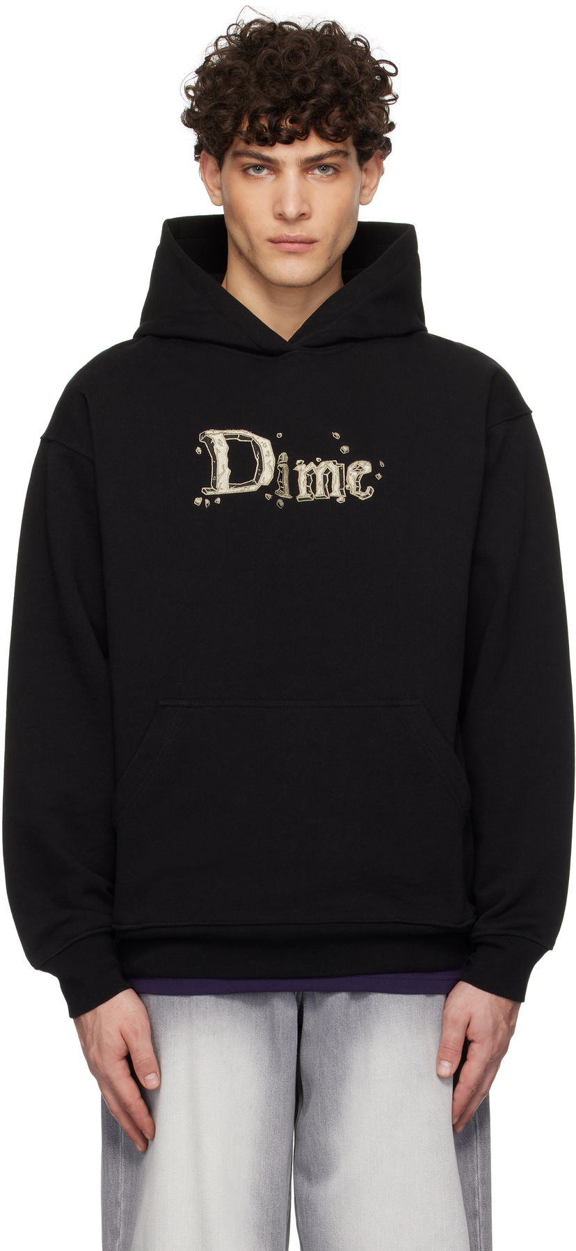 Суитчър Dime Stone Hoodie Черно | DIMEHO2444BLK