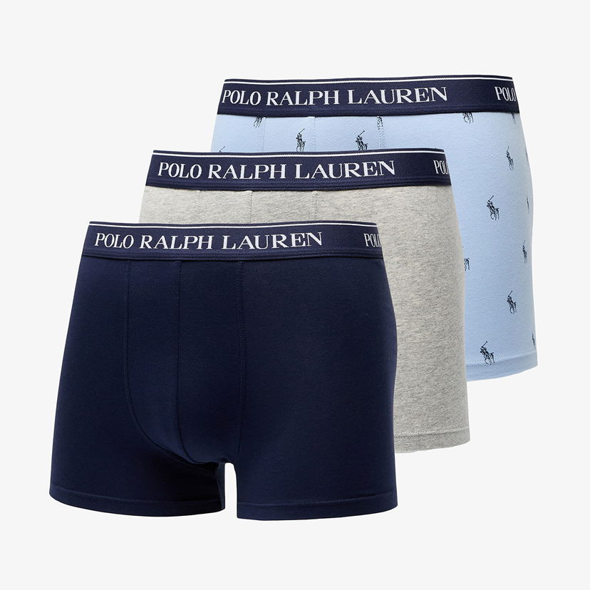 Боксерки Polo by Ralph Lauren Classic Trunk 3-Pack Многоцветен | 714830299127