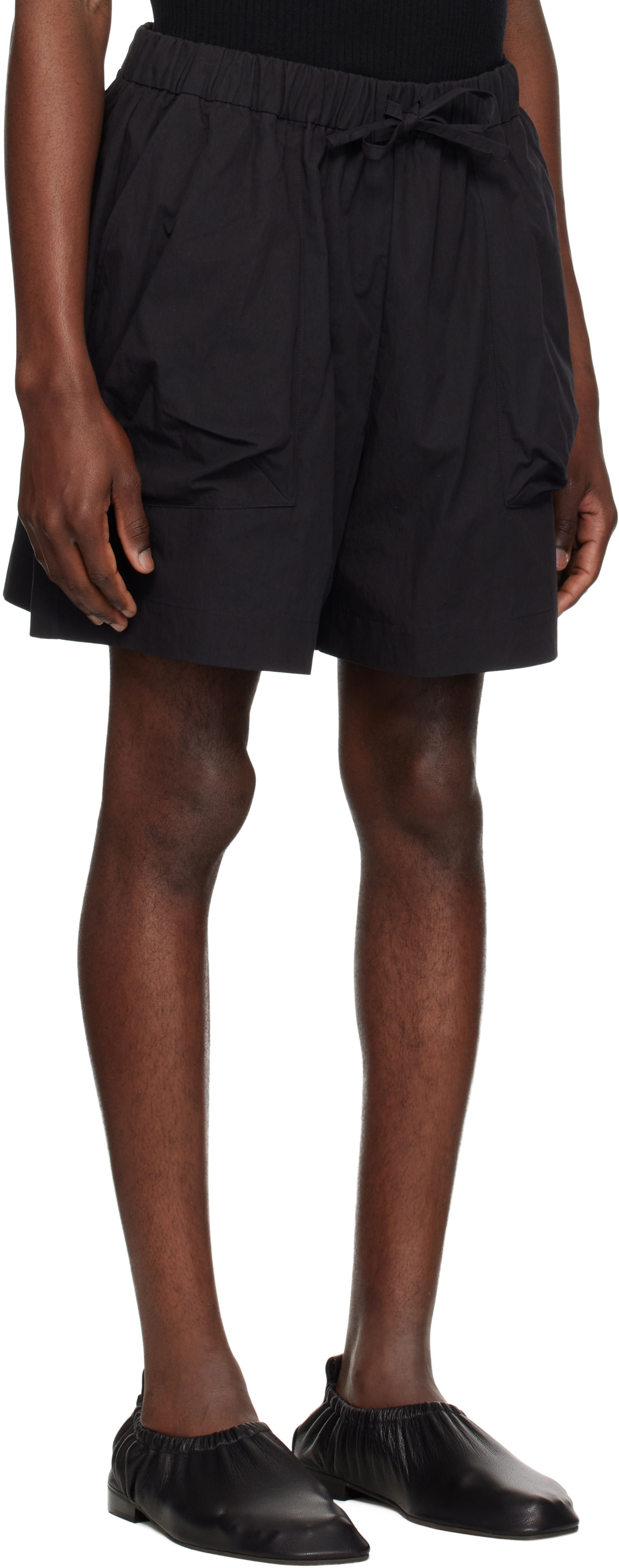 Къси панталони Simone Rocha Simone Rocha Cargo Pocket Shorts Черно | 4140 1219, 1