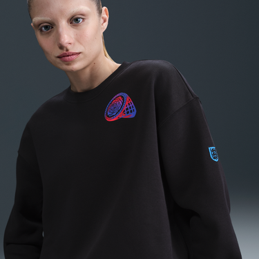 Суитчър Nike England Phoenix Fleece Crewneck Sweatshirt Черно | HF4967-010, 3