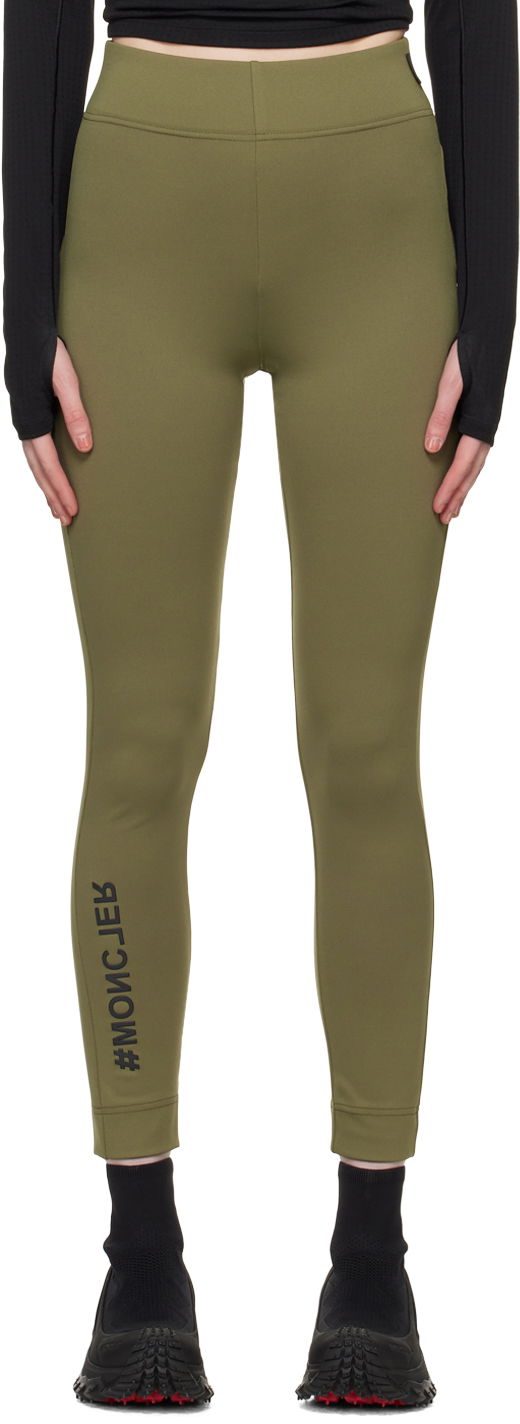 Клинове Moncler Breathable Leggings Зелено | J10988H00003829H7, 0