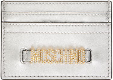 Портфейл Moschino Lettering Logo Foiled Card Holder Металик | 8131 8011 A1600, 0