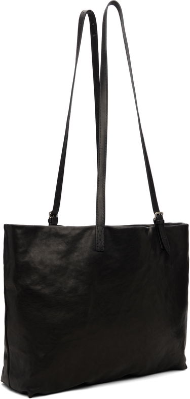 Голяма пазарска чанта Ann Demeulemeester Ann Demeulemeester Bes Leather Tote Черно | B0012968-LT137-099, 1