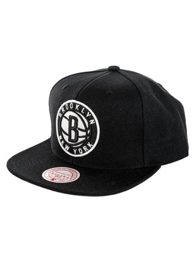 Шапка с козирка Mitchell & Ness Team Ground 2.0 Snapback Brooklyn Nets Черно | HHSS3256-BNEYYPPPBLCK