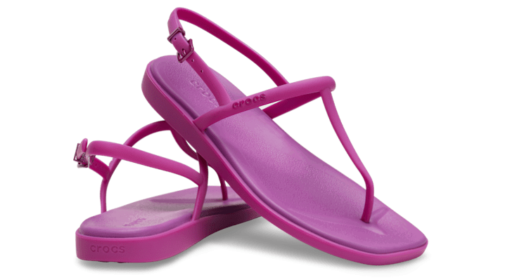 Кецове и обувки Crocs Miami Thong Flips Розово | 209793-5BV, 1