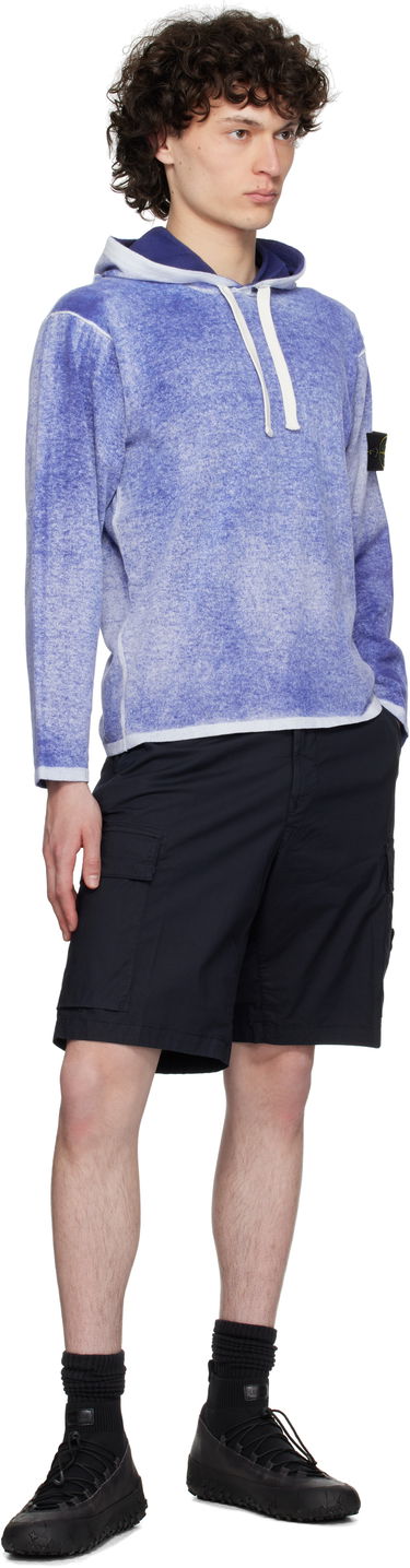 Къси панталони Stone Island Stone Island Stretch Cotton Tela Paracadute Shorts Тъмно синьо | K1S15L100L08S0003, 4