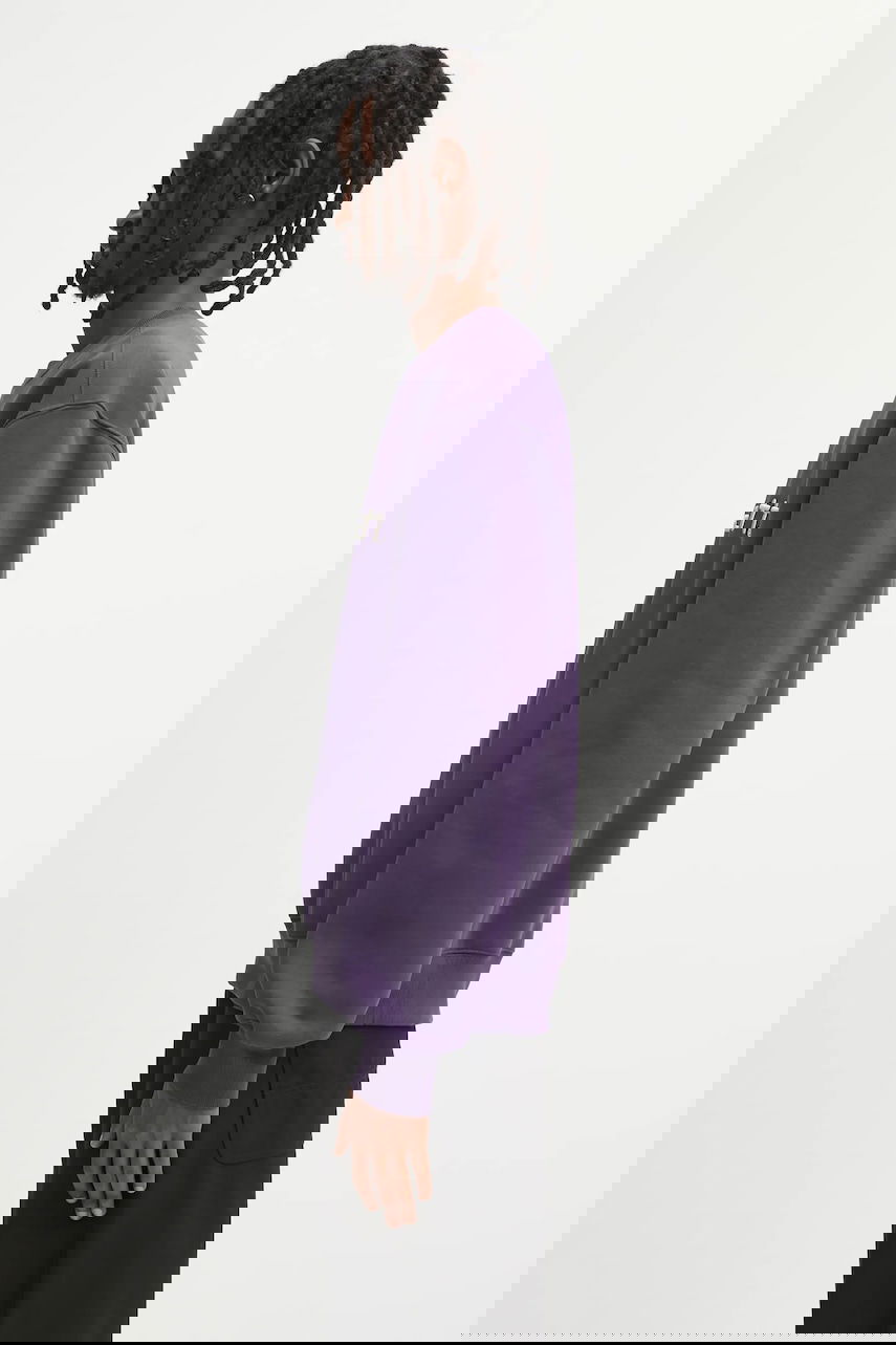 Суитчър Carhartt WIP WIP Loose Fit Crewneck Logo Sweatshirt Лилаво | I030546.38IXX, 1