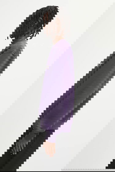 Суитчър Carhartt WIP WIP Loose Fit Crewneck Logo Sweatshirt Лилаво | I030546.38IXX, 1