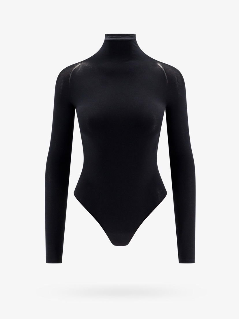 боди Alaïa Woman Long Sleeve Bodysuit Черно | AA9B02364M826995