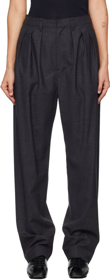 Панталони LEMAIRE Pleated Tailored Trousers Тъмно синьо | PA1093 LF1280, 0