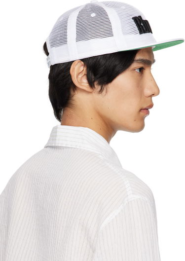 Шапка с козирка Rhude Rhude Logo Mesh Trucker Cap Бяло | RHPF25HA01016, 2