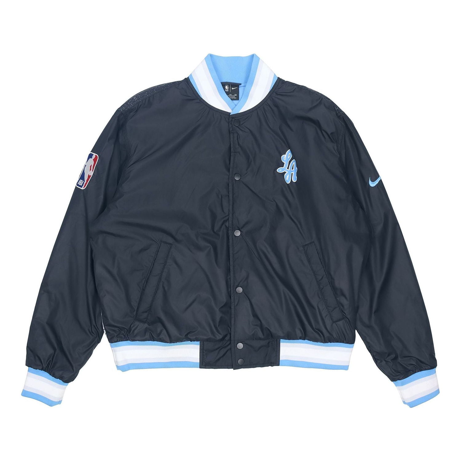 Яке бомбър Nike NBA Los Angeles Lakers Courtside Woven Jacket Тъмно синьо | CN1441-010, 0
