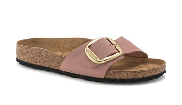 Кецове и обувки Birkenstock Madrid Big Buckle Nubuck Leather Розово | 1024016, 0