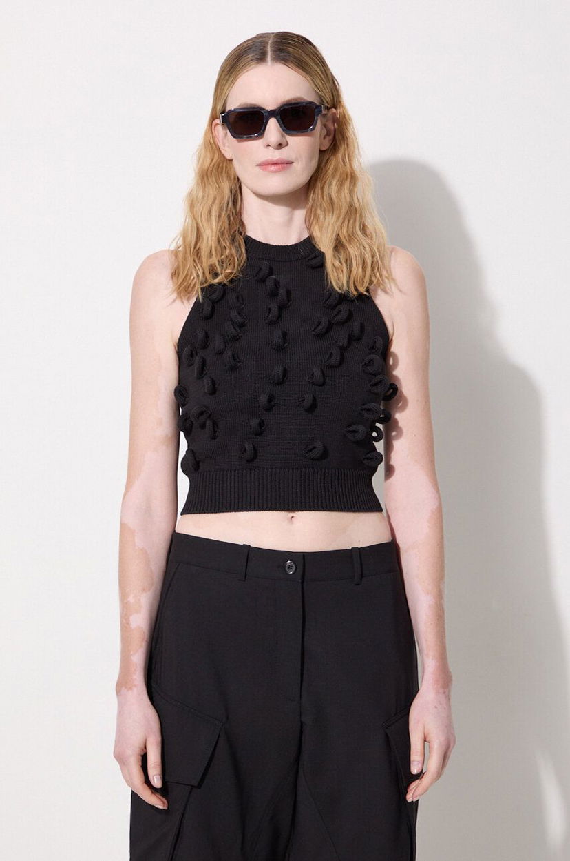 Потник JW Anderson Loop Tank Top Черно | KW1137.YN0327.999