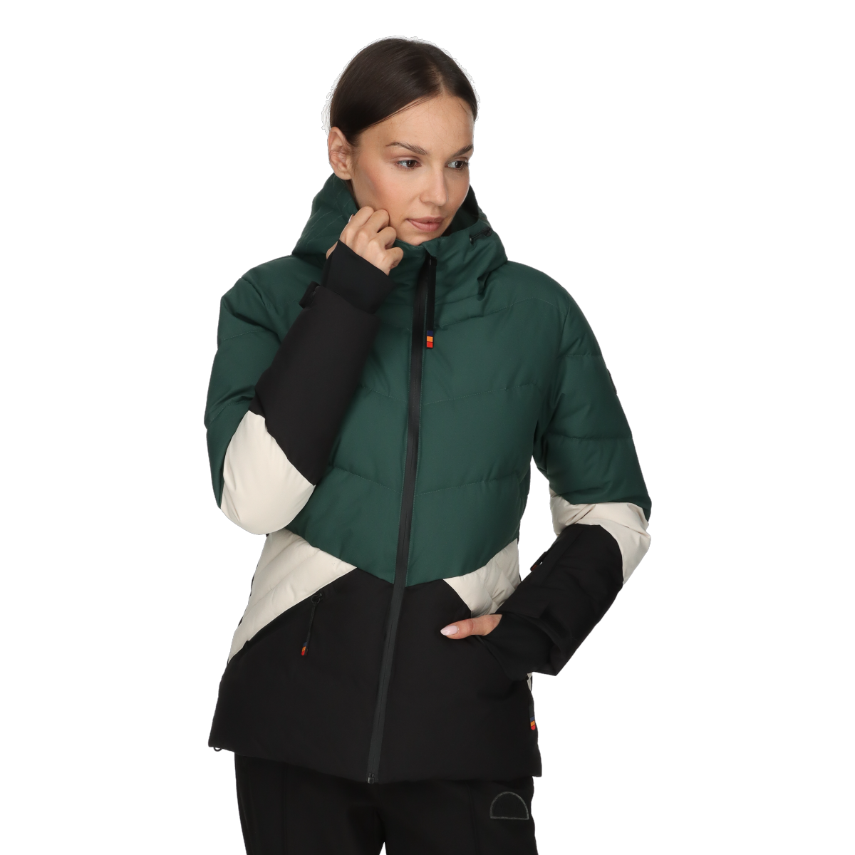 Пухо яке Ellesse MELINA Color-Blocked Puffer Ski Jacket Многоцветен | ELA253F502-61, 0