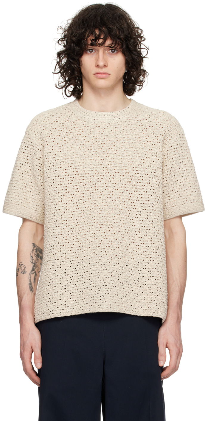 Тениска Bottega Veneta Crewneck T-Shirt Бяло | 785359V3WM0