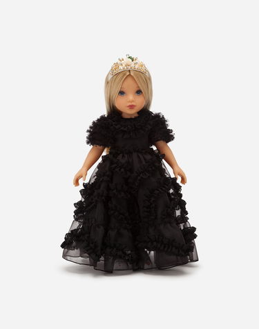 Flexstyle Dolce & Gabbana Doll with Multilayer Organza Dress Черно | LCJA20G7VAYS9000, 0