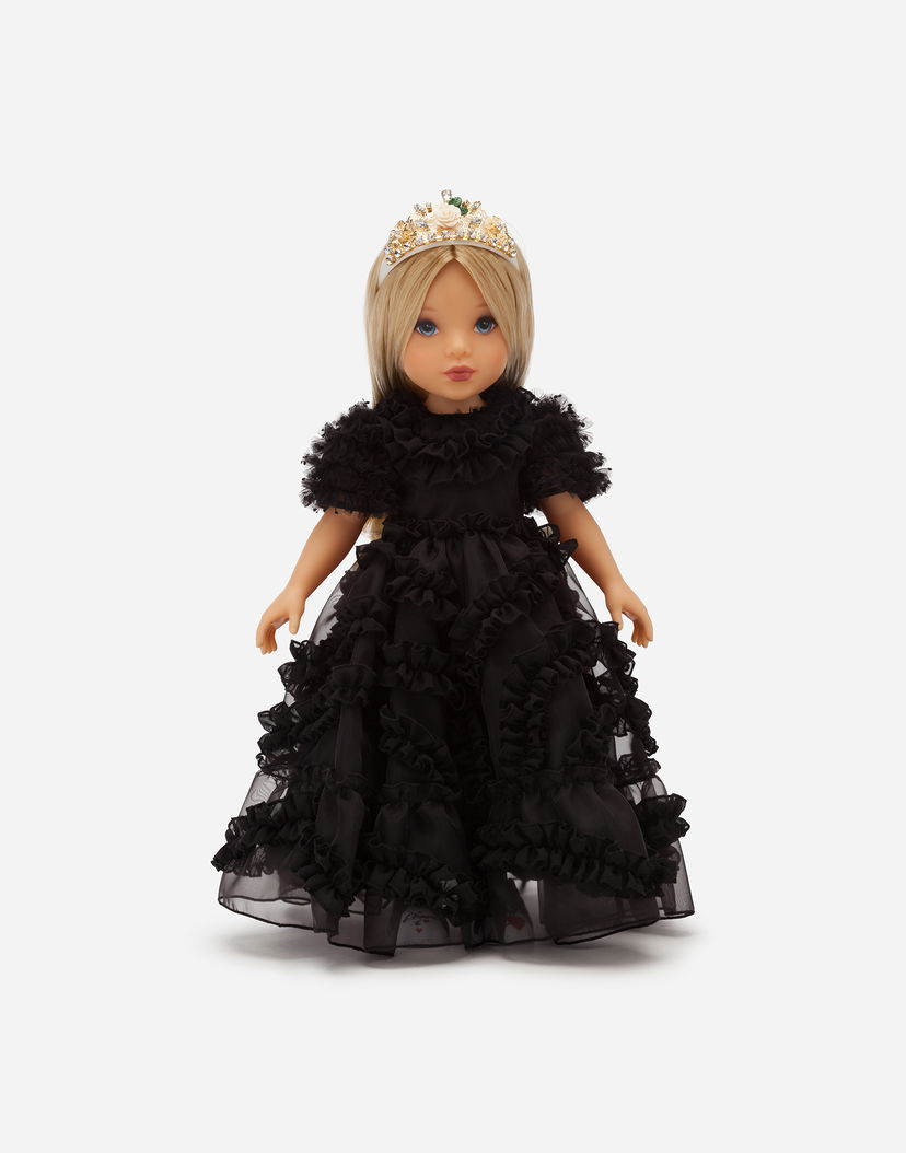 Flexstyle Dolce & Gabbana Doll with Multilayer Organza Dress Черно | LCJA20G7VAYS9000