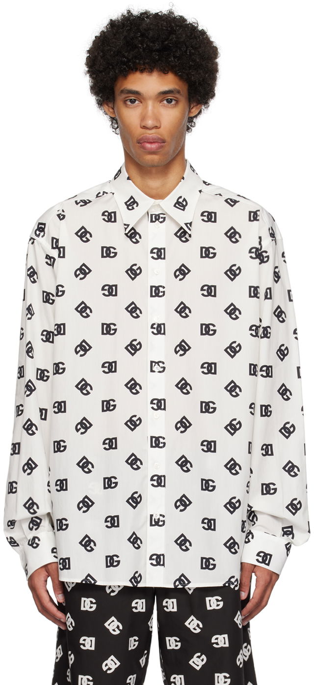 White Monogram Shirt