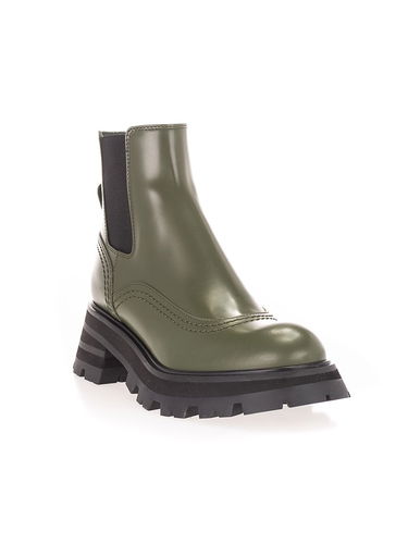 Кецове и обувки Alexander McQueen Alexander McQueen Ankle Boots Зелено | 666368WHZ843241, 1