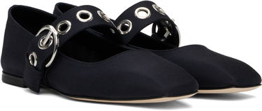 Колани Aeyde Aeyde Uma Eyelet Ballerina Flats Тъмно синьо | A11-FL-RKLS08FL159-SS25-519-069, 3